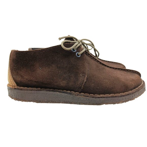 Clarks Originals Desert Trek Brown Suede Lace Up Shoes Crepe Sole Mens Size 12 main image 7